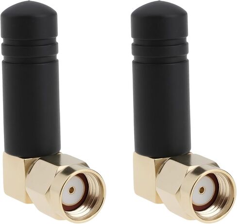 2Pcs Mini Rubber SMA-J Pin Stecker 3dBi 2.4GHz 50 Ohms for Routing 8x30mm in Saudi Arabia