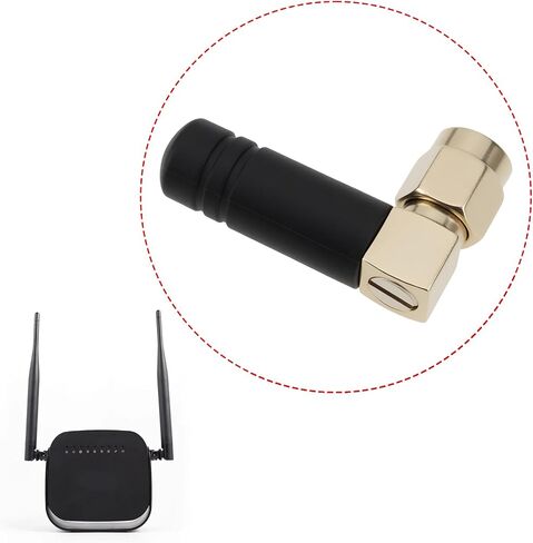 2Pcs Mini Rubber SMA-J Pin Stecker 3dBi 2.4GHz 50 Ohms for Routing 8x30mm in Saudi Arabia