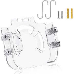 Holder for Apple TV, Clear Apple TV Mount Behind TVs, Compatible with All Apples TVs (Including All 4K Models), Case with Drop Protection, Easy Hang or Stick on Back of Television in Saudi Arabia