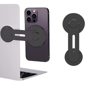 Magnetic Laptop Phone Holder,Ultra-Thin Computer Display Stand, Black in Kuwait