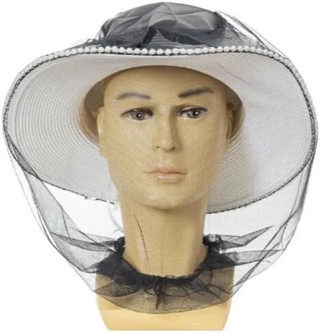 1PC Mosquito Hat Mask Head Cover,Hiking Fishing Climbing, Protecting from Bee,Camping Essentials,Patio-Clearance Deals in Saudi Arabia