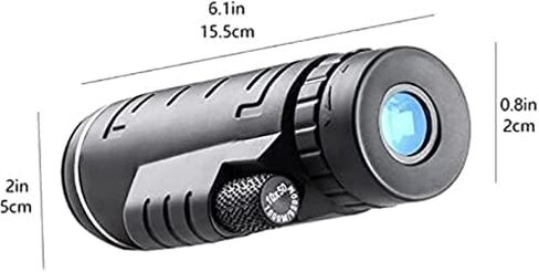 12x50 Monocular Telescope with Smartphone Holder & Tripod - BAK-4 Prism & FMC Lens for Wildlife and Bird Watching in Saudi Arabia