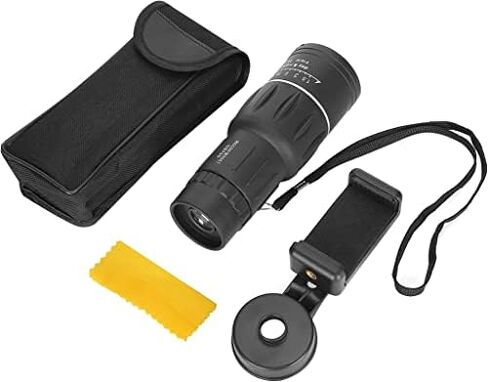 High Definition Monocular Telescope with Smartphone Holder for Camping and Travel Photography in Saudi Arabia
