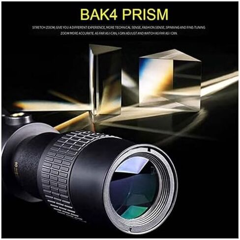 تلسكوب أحادي العين مقاوم للماء بدقة 4K HD 10-300x40mm مع حامل للهواتف الذكية وحامل ثلاثي القوائم لمشاهدة الطيور والمشي لمسافات طويلة in Saudi Arabia