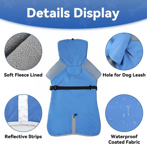 Dog Hoodie for Large Dogs, Warm Dog Sweater Dog Winter Sweatshirt for Medium to Large Dog, Red 5XL in Saudi Arabia