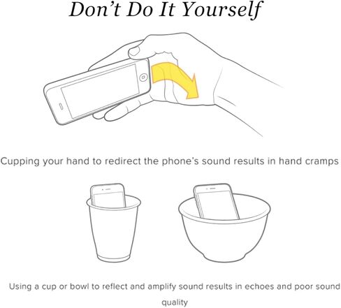 Soundvase، ملحق مكبر صوت ليس إلكترونيًا، صوتيات ذكية لهاتفك الذكي، سهولة وراحة، وصوت حاصل على براءة اختراع. يناسب معظم الهواتف الذكية حتى مع وجود الحافظة (أسود) in Kuwait