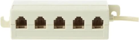 RJ11 Jack 5-Way Socket Modular Line Splitter Adapter 6P4C in Saudi Arabia