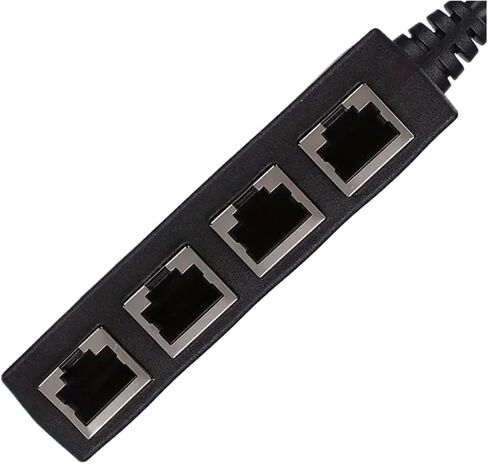 RJ45 إيثرنت تمديد كابل التصحيح الحبل محول كابل الشبكة (2 في 1 أمبير) in Saudi Arabia