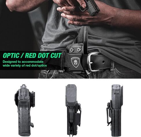SCCY CPX1 CPX2 Holster IWB KYDEX Holster Fit: SCCY 9mm CPX-1 CPX-2 Gen 1-2 - Not Fit CPX1 / CPX2 Gen 3, Inside Waistband Appendix Holster SCCY CPX-2 Concealed Carry, Adj. Cant & Retention in Saudi Arabia
