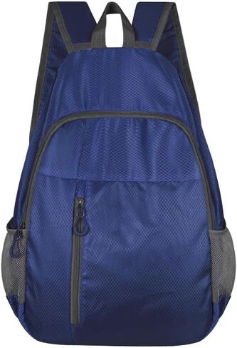 Ultra-Light Portable Foldable Sports Backpack - Thin Waterproof Outdoor Hiking Daypack,Navy blue in Saudi Arabia