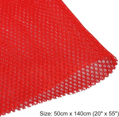 uxcell Red Speaker Mesh Grill Cloth (not Cane Webbing) Stereo Box Fabric Dustproof Cloth 50cm x 140cm 20" x 55" in Saudi Arabia