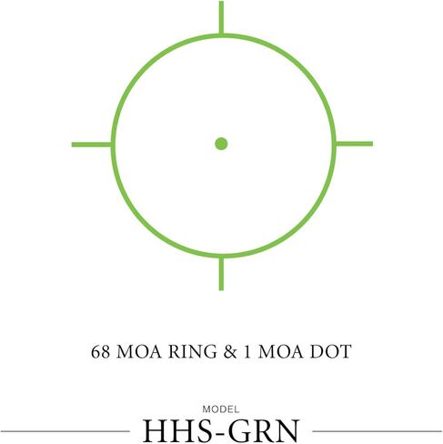 جهاز رؤية هجين ثلاثي الأبعاد باللون الأخضر من HHS - EXPS2-0GRN مزود بمكبر G33 in Kuwait