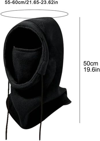 Windproof Ski Mask for Men & Women, Winter Fleece Face Mask, Cold Weather Balaclava for Motorcycle, Cycling, Running, Hiking in Saudi Arabia