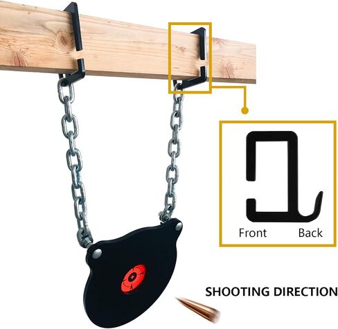 مجموعة حامل الهدف Highwild AR500 - دعامة تثبيت 2x4 مع خطاف تعليق مستهدف in Kuwait