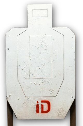 Self-Healing Infinity Target - Shooting & Archery Competition Style Reuasble Rubber Target Lasts for Thousands of Rounds, Reactive Hits, Weather Proof, No Ricochet, Up to .50 BMG in Saudi Arabia