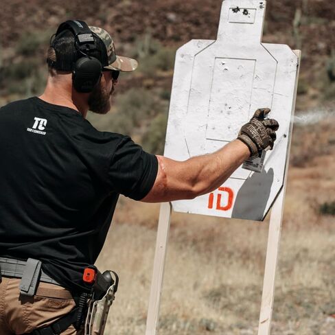 Self-Healing Infinity Target - Shooting & Archery Competition Style Reuasble Rubber Target Lasts for Thousands of Rounds, Reactive Hits, Weather Proof, No Ricochet, Up to .50 BMG in Saudi Arabia
