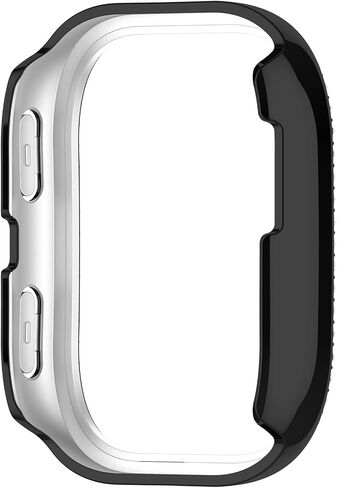 Bling Bumper متوافق مع حافظة Amazfit Bip 6، غطاء حماية من حجر الراين الماسي اللامع للنساء والرجال لساعة Amazfit Bip 6 الذكية (فضي وشفاف) in Saudi Arabia
