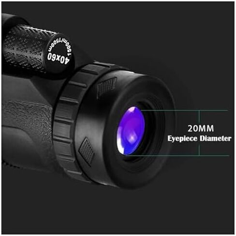 High Power 40X60 Monocular Telescope, Waterproof with Smartphone Holder and Tripod, Perfect for Bird Watching and Hunting in Saudi Arabia
