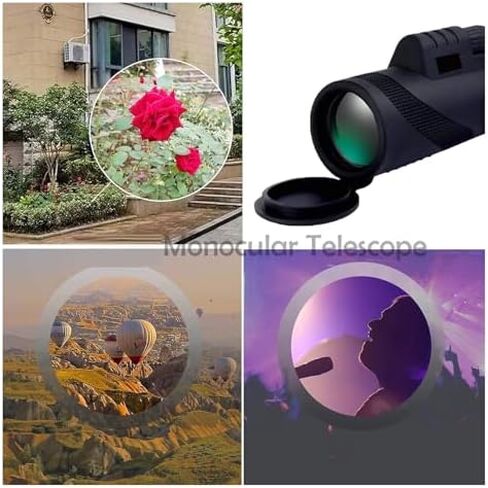 40x60 High Power Monocular Telescope for Smartphone - HD Waterproof Monocular for Bird Watching with Tripod Holder in Saudi Arabia
