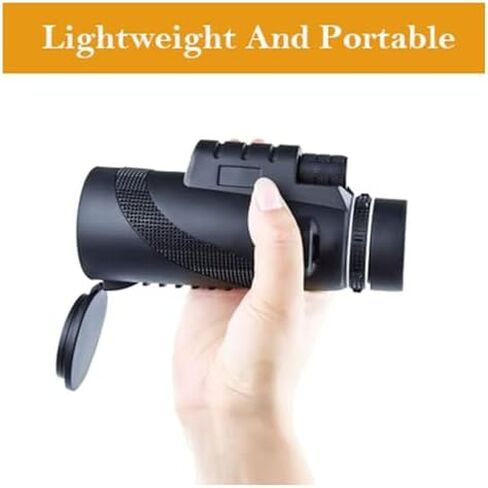 40x60 High Power Monocular Telescope for Smartphone - HD Waterproof Monocular for Bird Watching with Tripod Holder in Saudi Arabia