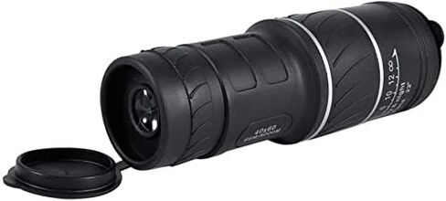 10x HD Pocket Monocular Telescope for Adults, Compact Low Light Optics with Green Film, Includes Carry Bag in Saudi Arabia
