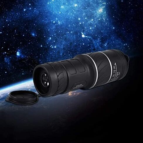 10x HD Pocket Monocular Telescope for Adults, Compact Low Light Optics with Green Film, Includes Carry Bag in Saudi Arabia