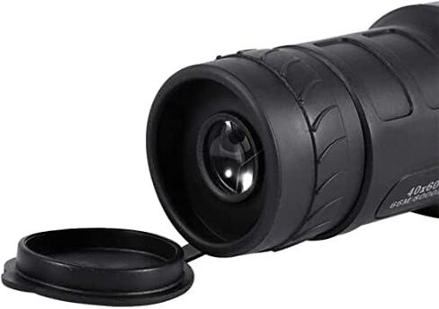 10x HD Pocket Monocular Telescope for Adults, Compact Low Light Optics with Green Film, Includes Carry Bag in Saudi Arabia