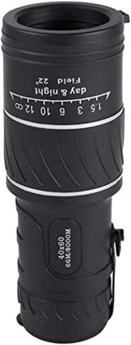 10x HD Pocket Monocular Telescope for Adults, Compact Low Light Optics with Green Film, Includes Carry Bag in Saudi Arabia