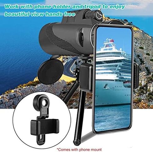 40x60 High Power Compact Monocular - Portable Telescope for Bird Watching, Camping, and Sports in Saudi Arabia