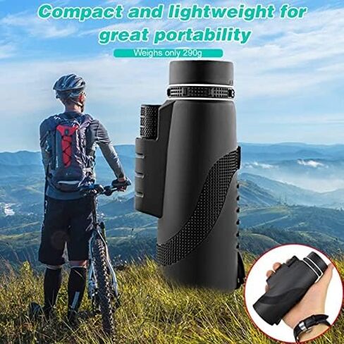 40x60 High Power Compact Monocular - Portable Telescope for Bird Watching, Camping, and Sports in Saudi Arabia