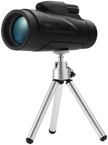 12x50 Waterproof Monocular Telescope with BAK4 Prism, Smartphone Adapter, and Tripod for Bird Watching and Outdoor Travel in Saudi Arabia