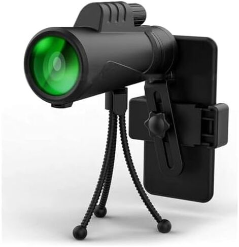 10x42 Portable Monocular Telescope with 18mm Eyepiece and BAK4 Prism Lens for Bird Watching and Outdoor Travel in Saudi Arabia