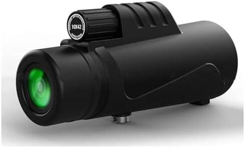 10x42 Portable Monocular Telescope with 18mm Eyepiece and BAK4 Prism Lens for Bird Watching and Outdoor Travel in Saudi Arabia