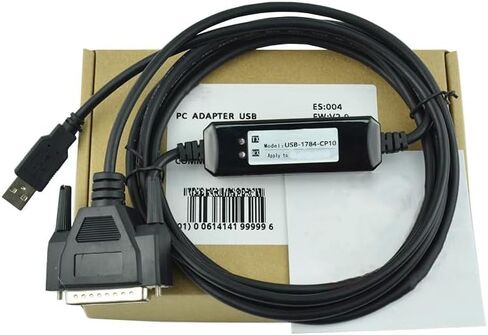 USB-1784-CP10 USB Port Programming Cable for AB PLC/5 Series 9399-C28 Download Cable Debugging Cable Data Cable Normal 3 Meters in Saudi Arabia