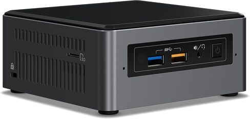 Intel NUC 7 Enthusiast A Mini PC with Windows 10 Intel Core i7 2TB HDD 32GB Optane Memory 8GB DDR4 Gunmetal (BOXNUC7i7BNHXG) in Kuwait