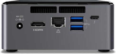 Intel NUC 7 Enthusiast A Mini PC with Windows 10 Intel Core i7 2TB HDD 32GB Optane Memory 8GB DDR4 Gunmetal (BOXNUC7i7BNHXG) in Kuwait