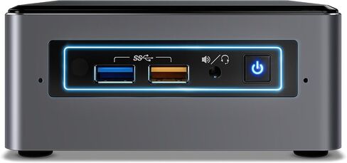 Intel NUC 7 Enthusiast A Mini PC with Windows 10 Intel Core i7 2TB HDD 32GB Optane Memory 8GB DDR4 Gunmetal (BOXNUC7i7BNHXG) in Kuwait