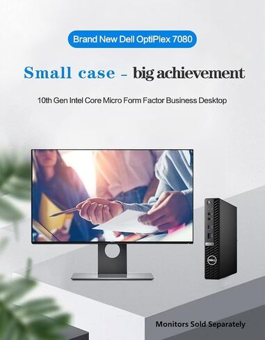 DELL OptiPlex 7000 Micro Form Factor Mini Business Desktop, Intel 4-Core Processor, 16GB RAM, 1TB SSD, 2x DisplayPort, USB Type-C, RJ45, Wi-Fi, Windows 11 Pro (Renewed) in Saudi Arabia