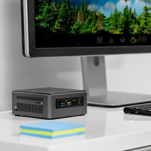 Intel NUC 7 Enthusiast A Mini PC with Windows 10 Intel Core i7 2TB HDD 32GB Optane Memory 8GB DDR4 Gunmetal (BOXNUC7i7BNHXG) in Saudi Arabia