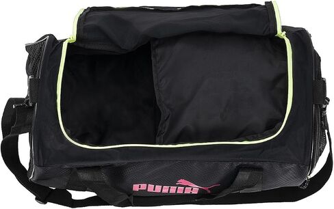 PUMA womens Evercat No. 1 Logo Duffel Bags, Pink/Grey, One Size US in Saudi Arabia