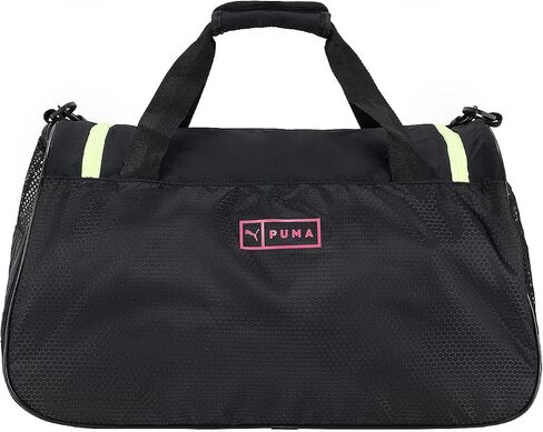 PUMA womens Evercat No. 1 Logo Duffel Bags, Pink/Grey, One Size US in Saudi Arabia