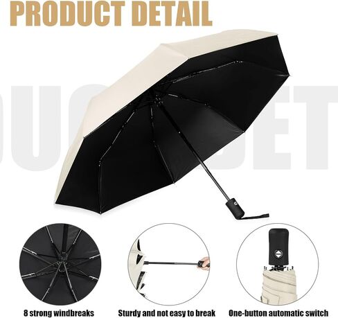 Kajaia 9 Pieces Travel Umbrella Bulk Automatic Umbrellas for Rain Compact Folding Umbrellas Auto Open Close Umbrellas Windproof Waterproof Small Collapsible Umbrellas for Backpack Purse Car Women Men in Saudi Arabia