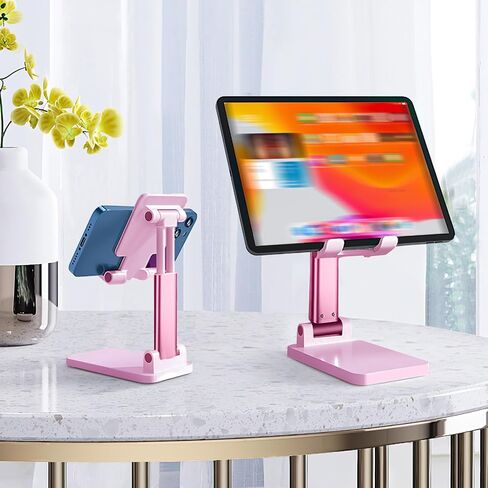 Adjustable Phone Stand,Folding Stand Multifunctional Possessioner Phone Stands for Desk Universal Mobile Support,Green in Saudi Arabia