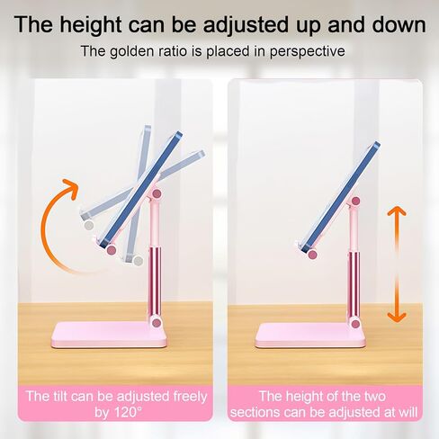 Adjustable Phone Stand,Folding Stand Multifunctional Possessioner Phone Stands for Desk Universal Mobile Support,Green in Saudi Arabia