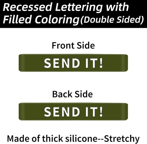 12 Pack Miaozhun Send IT Magazine Marking Bands Tactical Morale Marker Bands for Magazine Identification Holster Accessories in Saudi Arabia