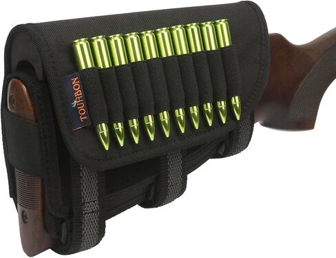 TOURBON Right Handy Adjustable Buttstock Cheek Riser Pad Rifle Shell Holder in Saudi Arabia