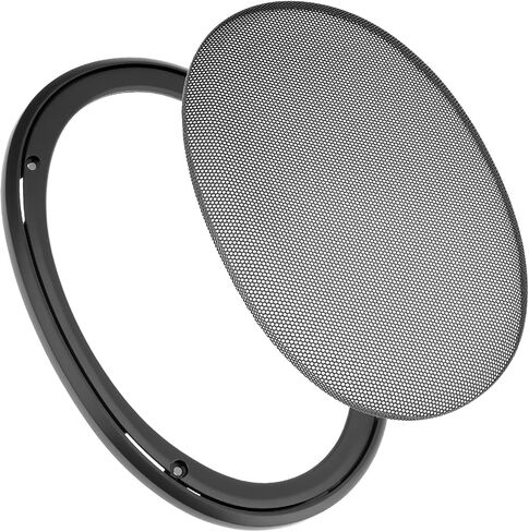QWORK 6" x 9" Speaker Grill Covers with ABS Plastic Frame & Metal Mesh, Protect Subwoofers from Damage for DIY and Car Speakers, Includes Screws in Saudi Arabia