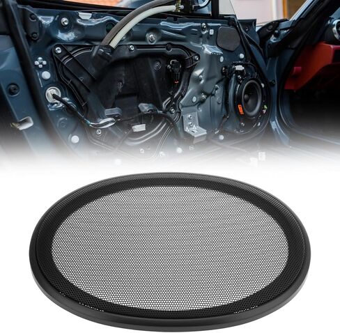 QWORK 6" x 9" Speaker Grill Covers with ABS Plastic Frame & Metal Mesh, Protect Subwoofers from Damage for DIY and Car Speakers, Includes Screws in Saudi Arabia