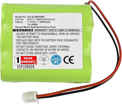 XPS Replacement Battery for 2GIG Go Control Panels PN 228844, 6MR2000AAY4Z, BATT1 in Saudi Arabia