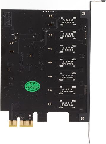 بطاقة توسيع PCIE إلى USB من Ejoyous، 7 منافذ USB 3.2 3.2 GEN1 بسرعة 5 جيجابت في الثانية لنقل البيانات بسرعة عالية PCIe Expree بطاقة توسيع أمامية لمحول الكمبيوتر المكتبي in Kuwait
